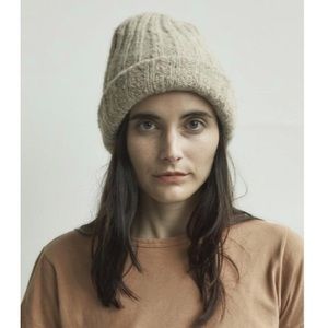 Wol Hide Rib Hat Dune